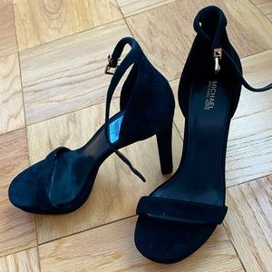 Michael Kors Thick Stiletto Pump Black 8.5